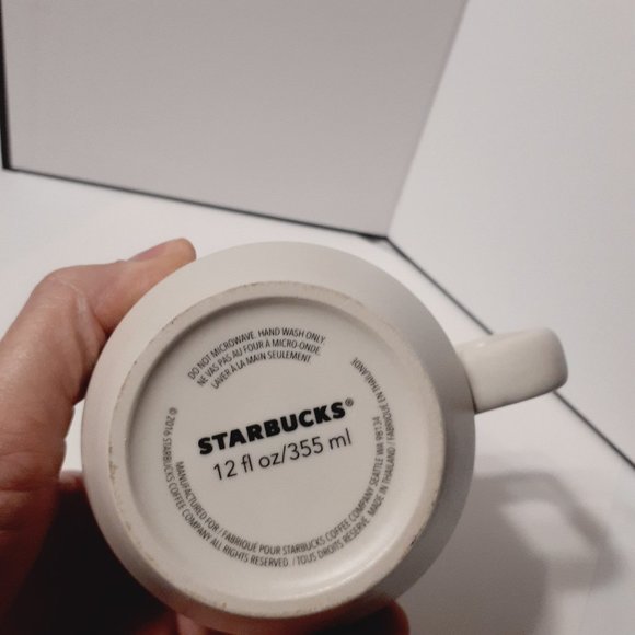 Starbucks 2016 Hearts Valentines Coffee / Tea Cup - Picture 6 of 6